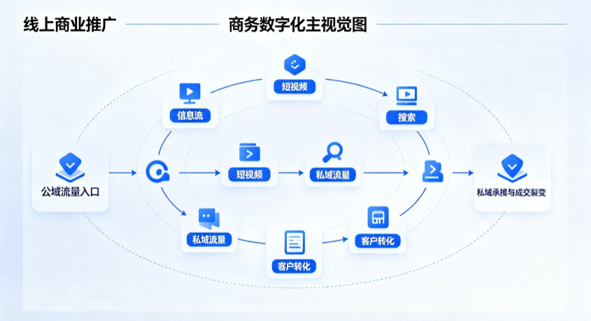 峰峰矿区线上商业推广怎么做？全域流量闭环搭建与低成本转化实战指南